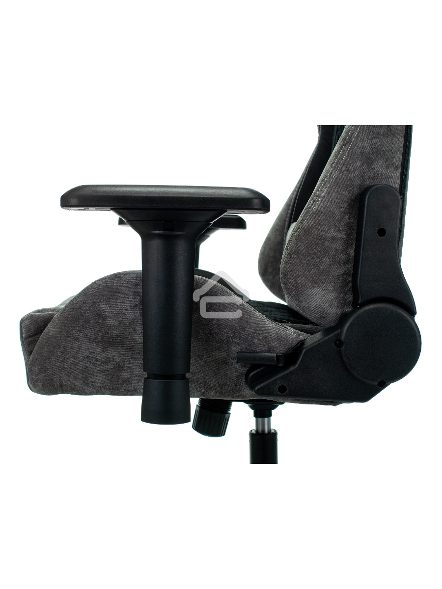 Кресло игровое Бюрократ VIKING 7 KNIGHT B FABRIC черный текстиль/эко.кожа крестовина металл/пластик