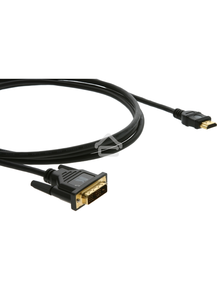 Кабель Kramer C-HM/DM-15 HDMI-DVI (Вилка - Вилка), 4,6 м