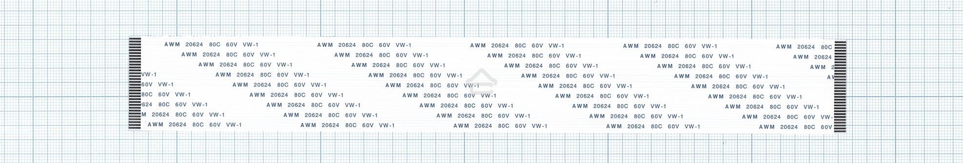 Шлейф универсальный 32pin, шаг 1мм, длина 25см
