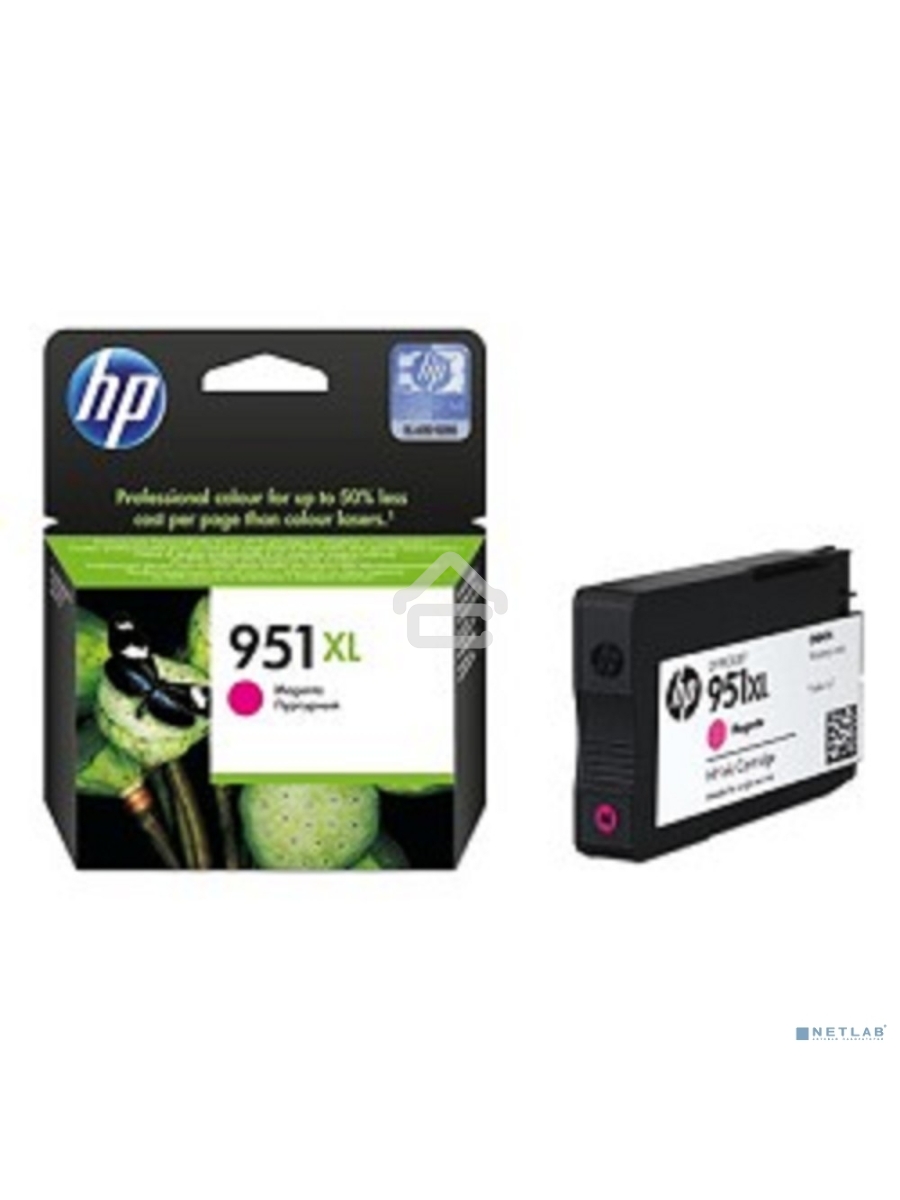 Картридж струйный HP №951XL CN047AE пурпурный для HP OJ Pro 8100/8600 (1500стр.)