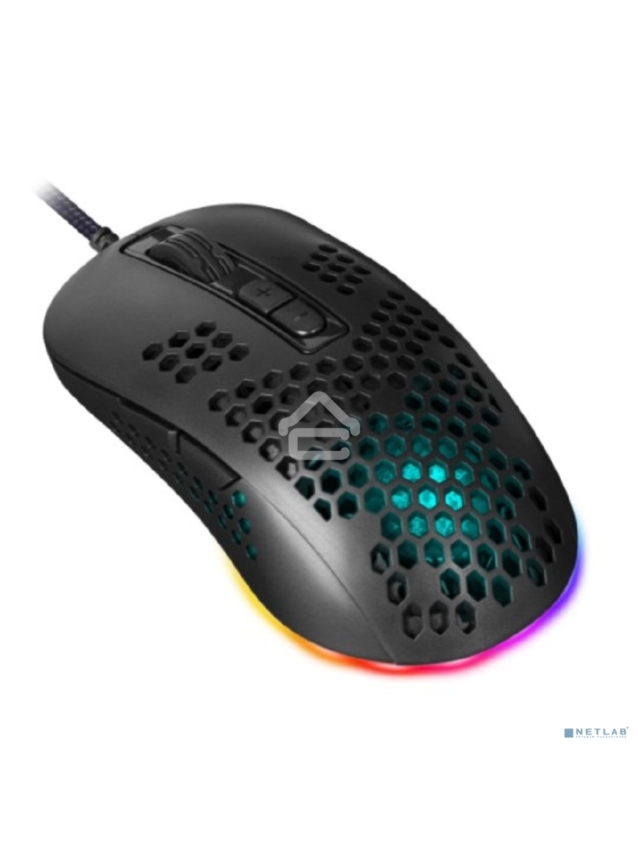 Мышь проводная Defender Shepard GM-620L черный, 12800 dpi, USB, кнопки - 7