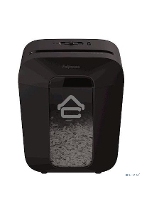 Шредер Fellowes PowerShred LX50 черный (секр.P-4)/перекрестный/9лист./17лтр./скрепки/скобы/пл.карты