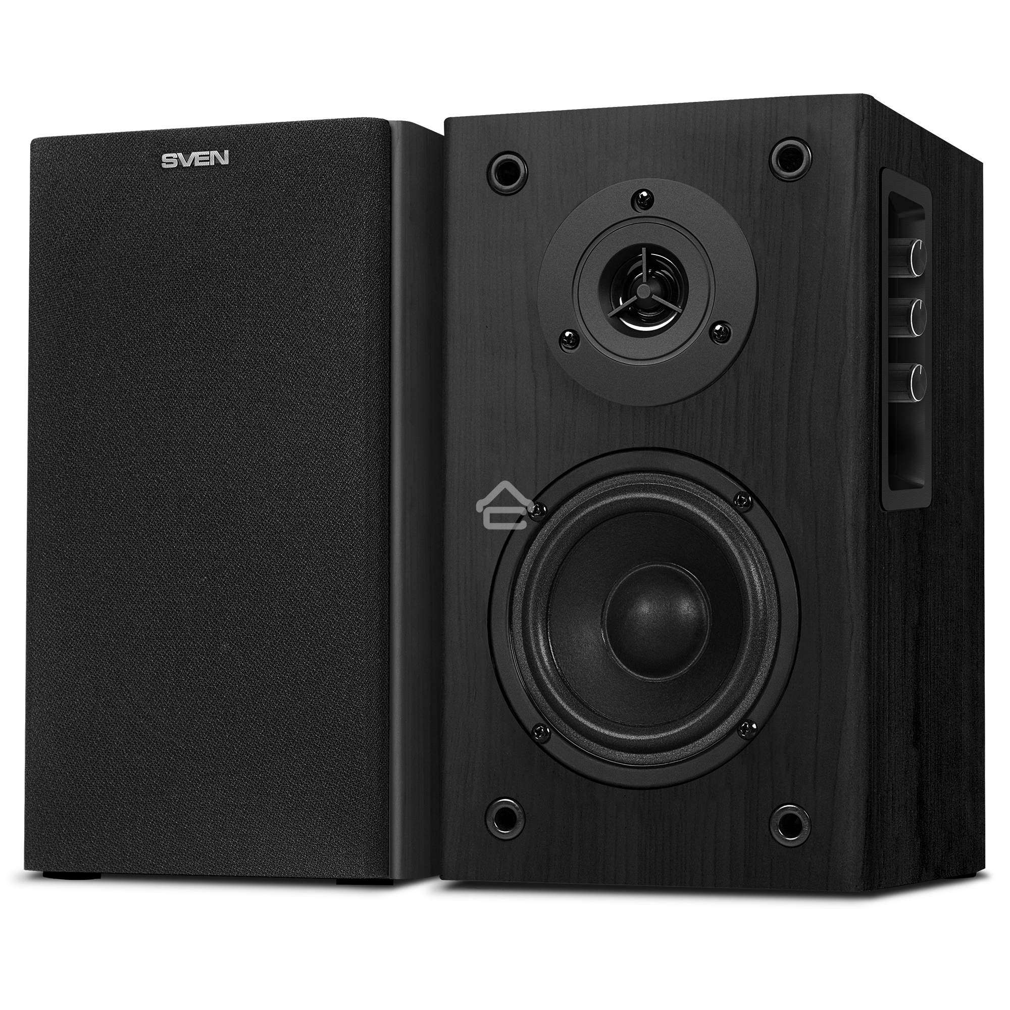 Колонки Sven SPS-614 2.0 (2x20W, Bluetooth, дерево, black)