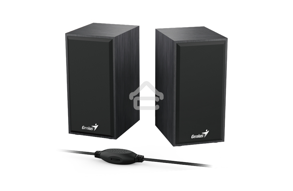 Колонки Genius SP-HF180, 2.0, 2 x 3W, USB-power, Black