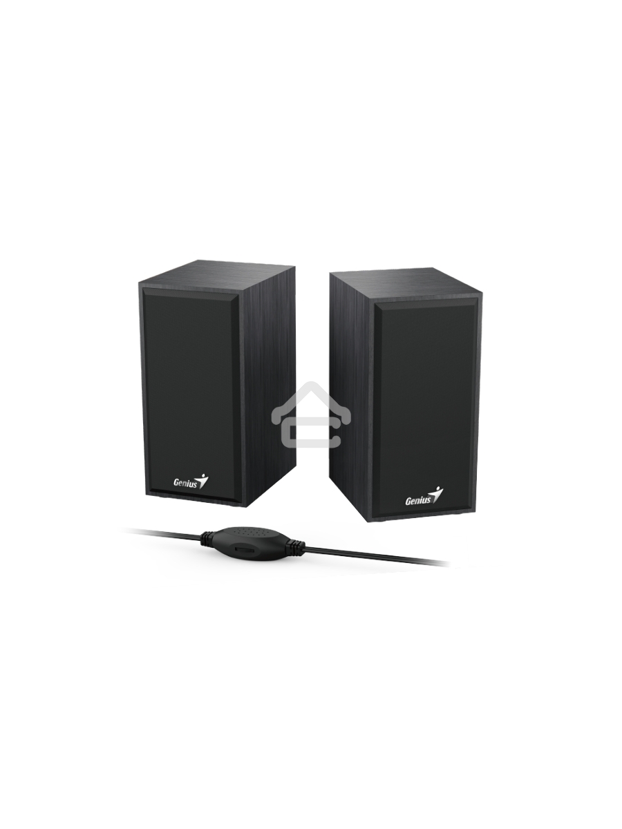 Колонки Genius SP-HF180, 2.0, 2 x 3W, USB-power, Black