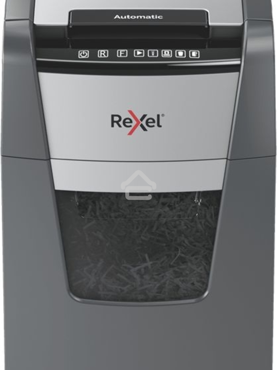 Шредер Rexel Optimum AutoFeed 150X черный с автоподачей (секр.P-4)/фрагменты/150лист./44лтр./скрепки/скобы/пл.карты
