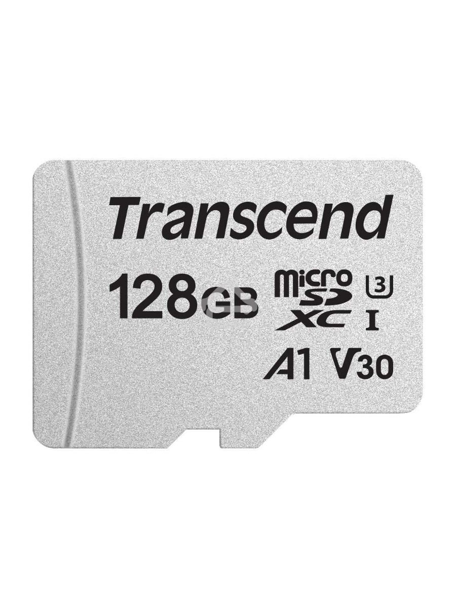 Флеш карта microSD 128GB Transcend microSDXC Class 10 UHS-I U3, V30, A1, (без адаптера), TLC