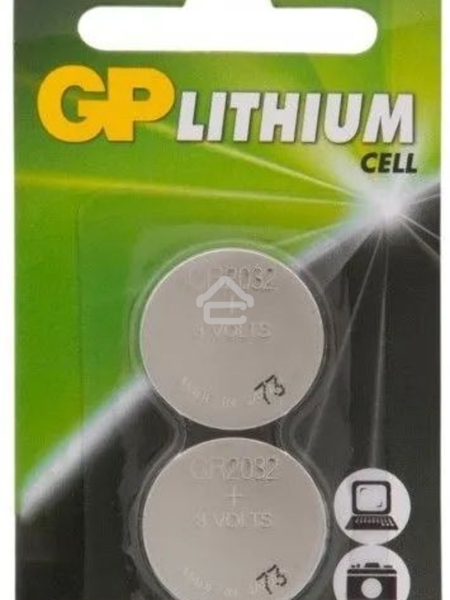 Батарея GP Lithium CR2032 (2шт) блистер