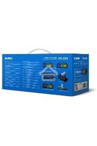 Портативная колонка Sven PS-235 черный 12W 2.0 BT 3600mAh (SV-022075)