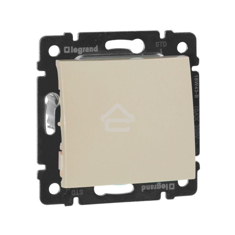 Выключатель Legrand 774301 Valena простой 10 Ax (слоновая кость)
