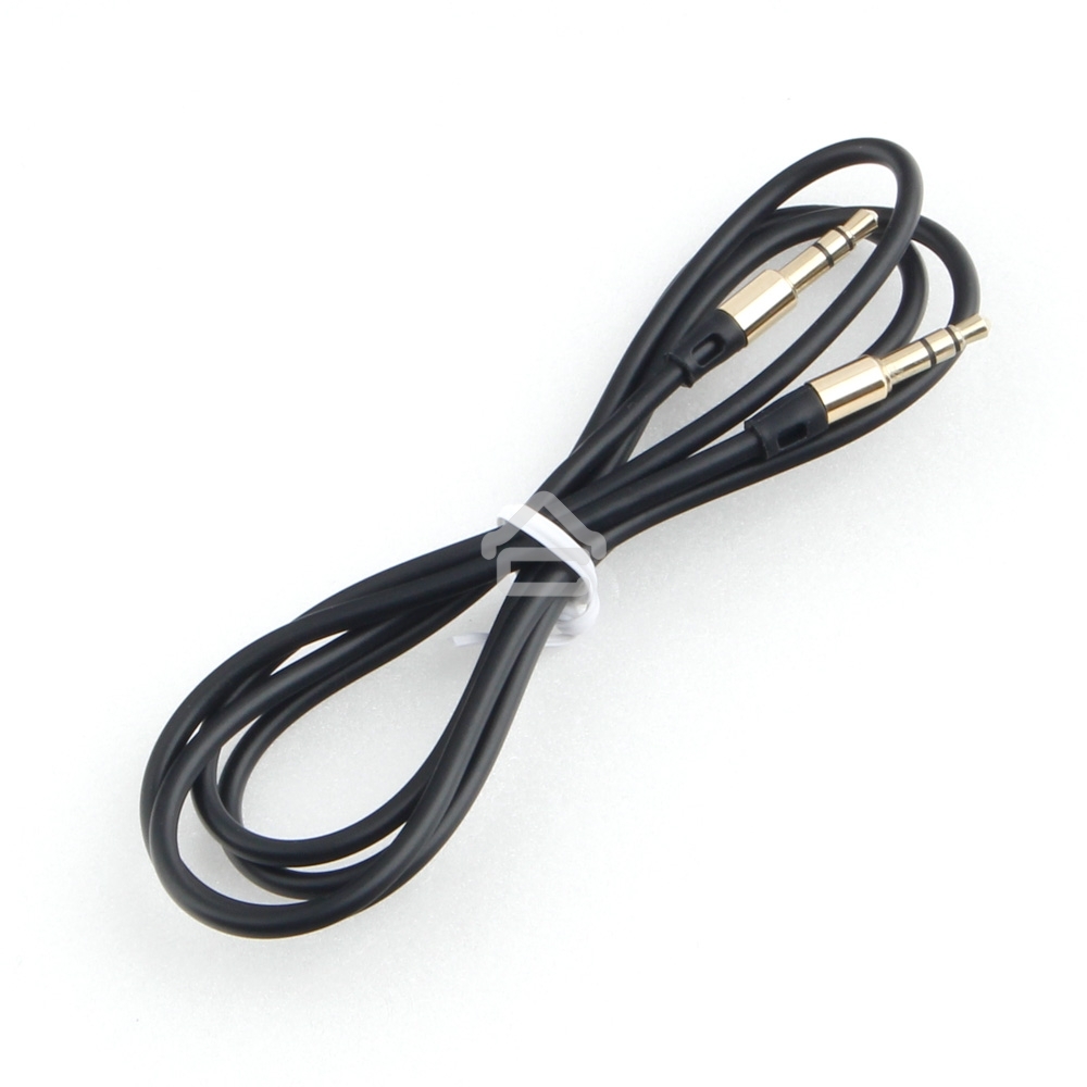 Кабель аудио Cablexpert CCAB-01-35MM-1MB, 3.5 Jack (M)/3.5 Jack (M), черный, 1м, блистер