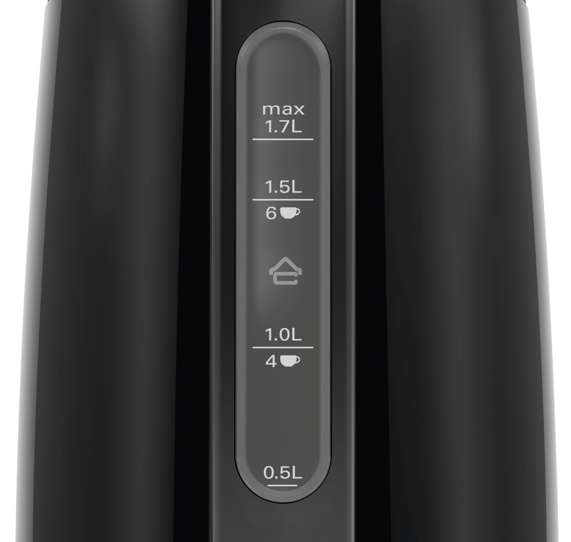 Чайник электрический Bosch TWK3P423 1.7 л, 2400 Вт, черный (корпус: нержавеющая сталь)