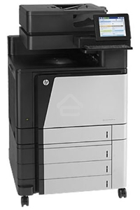 МФУ лазерный HP Color LaserJet Enterprise Flow M880z  (A2W75A#B19), A3, цветной, печ. до 46 стр/мин., скан. до 70 стр/мин. (ч/б) 68 стр/мин. (цвет), 1200 x 1200 dpi (печать) 600x600dpi (скан.), USB, RJ-45