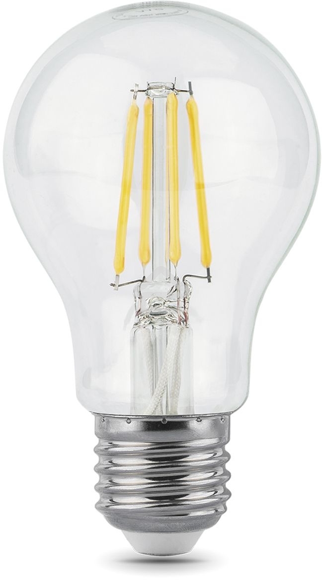 Лампа светодиодная GAUSS 102802206LED Filament А60 Е27 6Вт 4100к 1/10/40