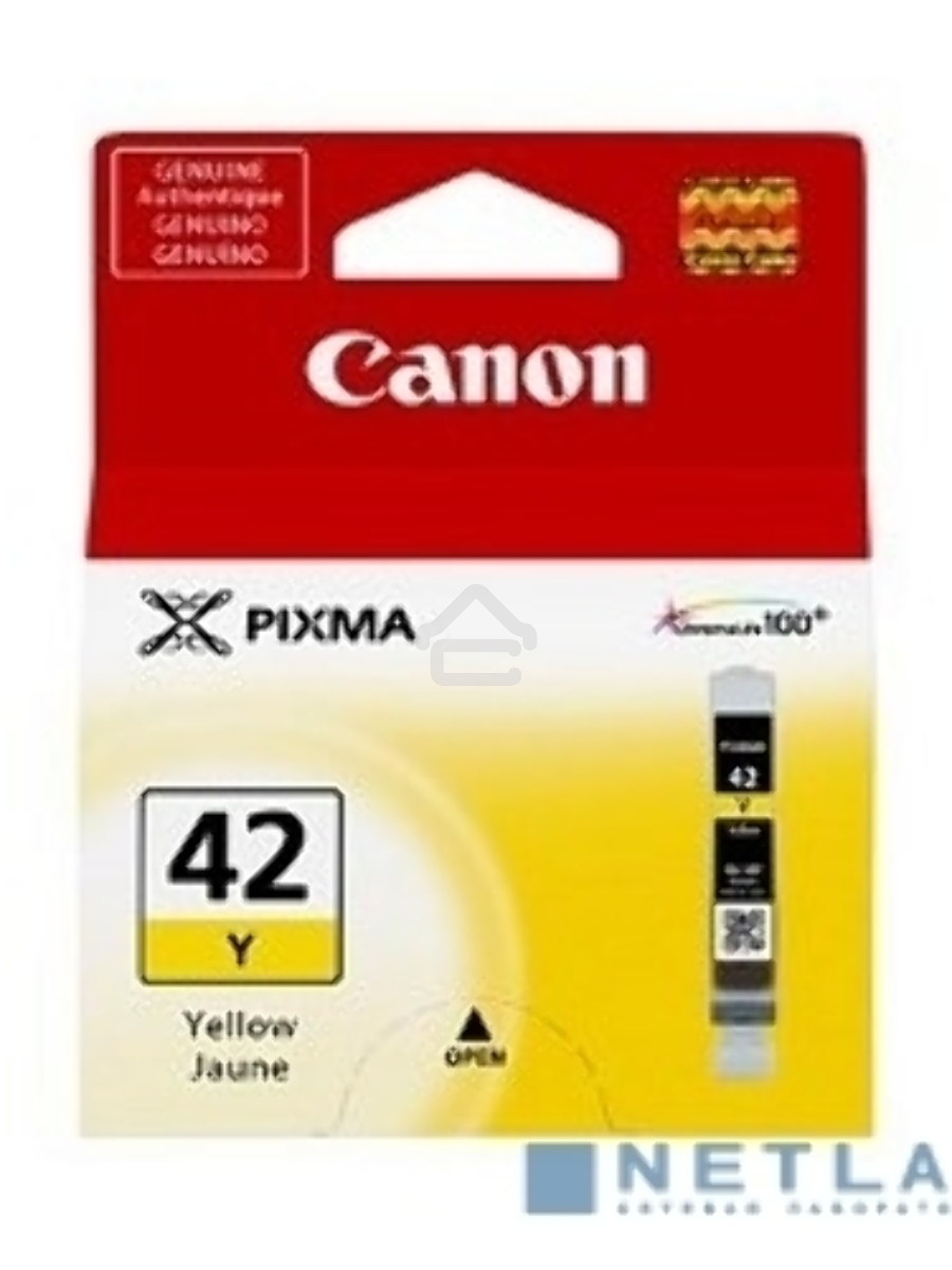 Картридж струйный CLI-42Y (6387B001) для Canon PIXMA PRO-100, желтый, 284 стр.