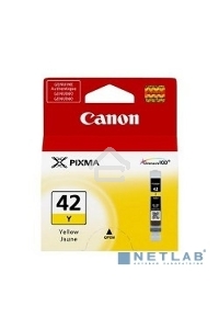 Картридж струйный CLI-42Y (6387B001) для Canon PIXMA PRO-100, желтый, 284 стр.