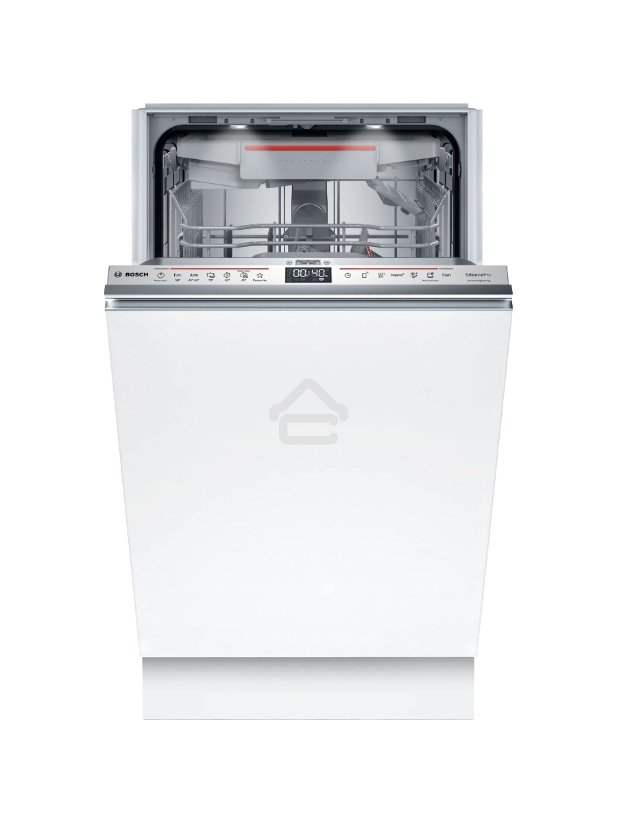Встраиваемая посудомоечная машина Bosch SPV6EMX76Q, серебристый, 44.8 см, 10 компл., 44 дБ, класс A+++
