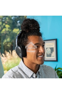 Гарнитура  JLAB GO Work Wireless Headset,  для компьютера/мобильных устройств, накладные,  bluetooth, черный  [ieuhbgoworkrblk4]