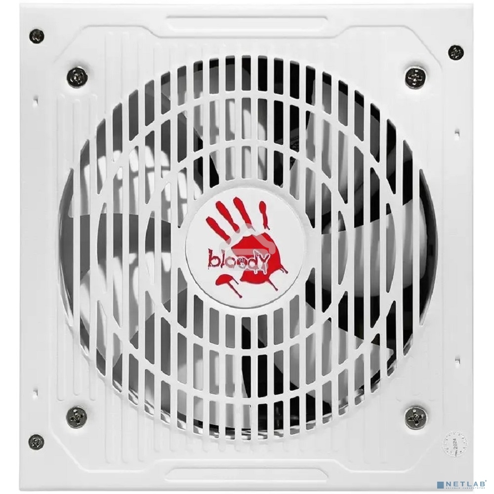 Блок питания Bloody BD-PS750G, 750Вт, 80 PLUS Gold, 120мм, белый