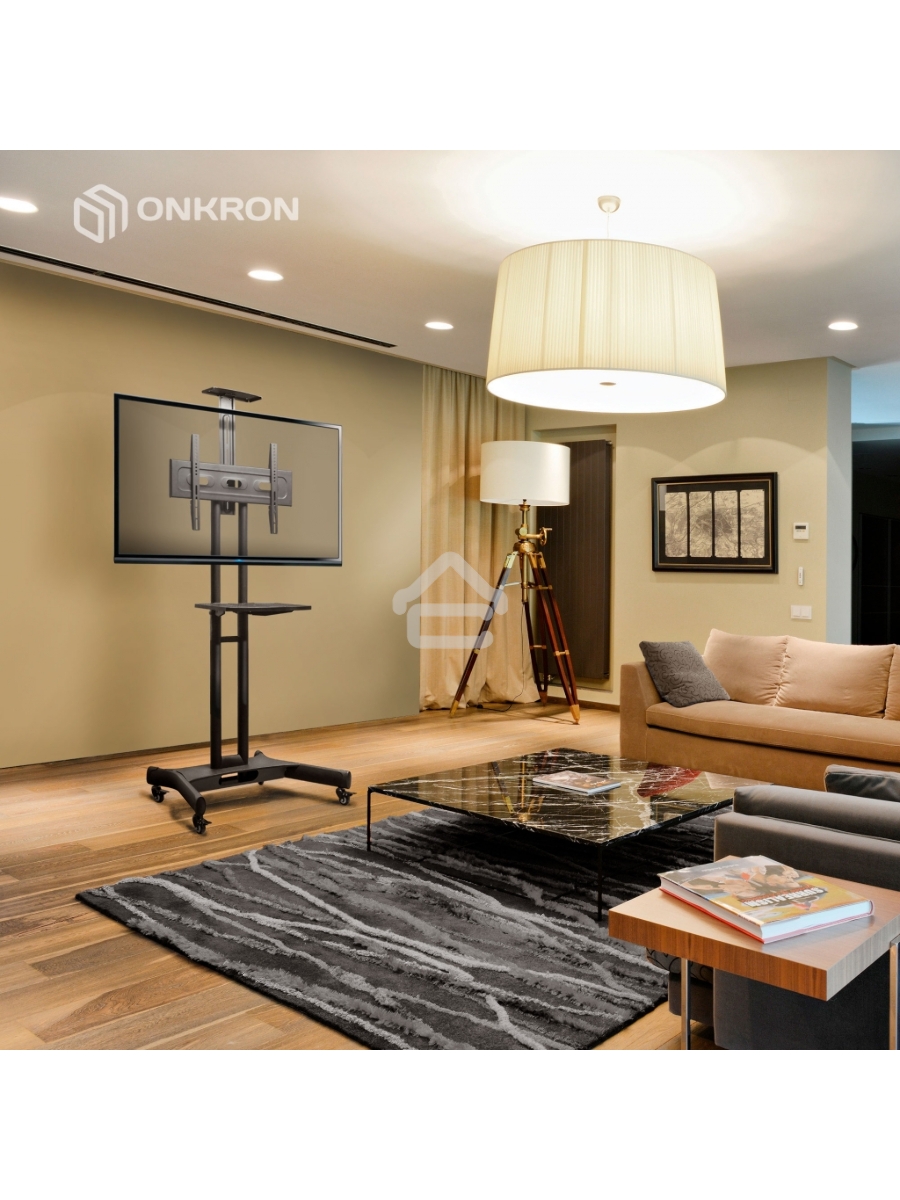 Мобильная стойка ONKRON TS1551 черный