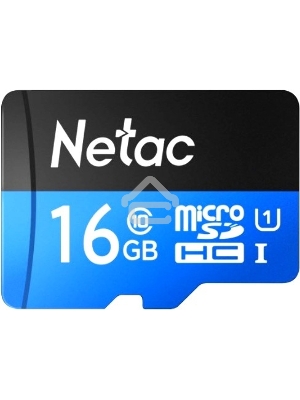 Флеш карта microSDHC 16GB Netac P500 <NT02P500STN-016G-R>  (с SD адаптером) 80MB/s