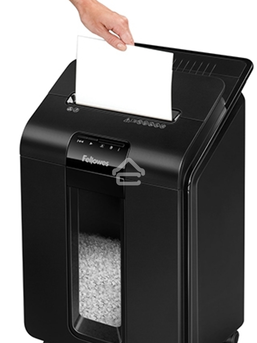 Шредер Fellowes AutoMax 100M (секр.P-4)/фрагменты/100лист./23лтр./скрепки/скобы/пл.карты