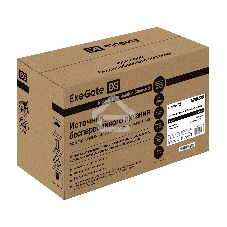 Источник бесперебойного питания ExeGate Power Smart ULB-650.LCD.AVR.1SH.2C13 650VA/360W, LCD, AVR,1*Schuko+2*C13, металлический корпус, черный