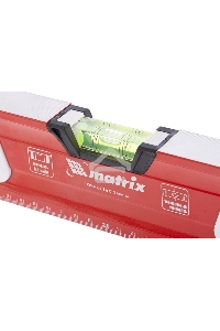 Алюминиевый магнитный фрезерованный уровень MATRIX 3 глазка, 1500 мм 34735