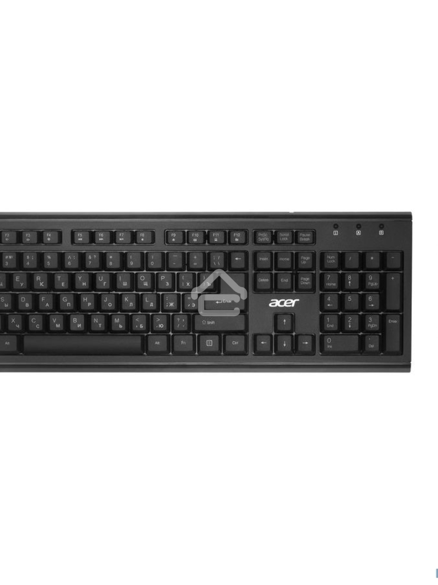 Клавиатура + мышь Acer OKR120 клав:черный мышь:черный USB беспроводная Multimedia