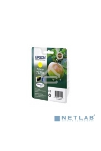 Картридж струйный Epson T1294 (C13T12944012/C13T12944011/C13T12944010) желтый, 7 мл., для SX420/425/525WD/B42WD/BX320FW