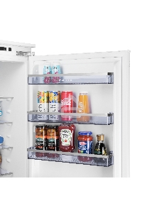 Встраиваемый холодильник Maunfeld MBF19369NFWGR LUX Inverter белый двухкамерный 257/84л морозилка снизу