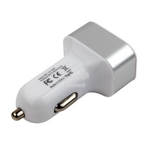 Адаптер питания Cablexpert MP3A-UC-CAR17, 12V->5V 3-USB, 2.1/2/1A