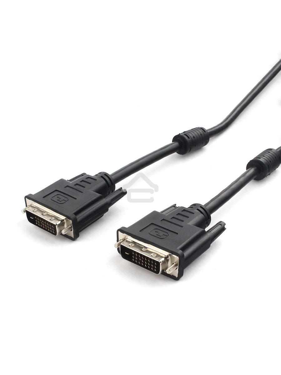 Кабель DVI-D dual link Cablexpert CC-DVI2L-BK-10, 25M/25M, 3.0м, CCS, черный, экран, феррит.кольца, пакет