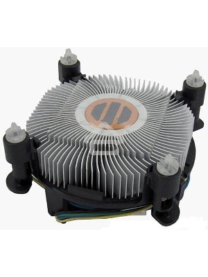 Кулер для процессора Intel Original E41759 серебристый 80мм алюминий  2800rpm 38db 4-pin 80W 45мм