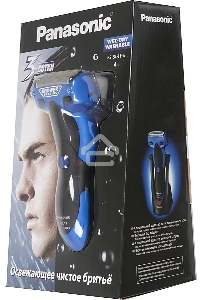 Бритва сетчатая Panasonic ES-SL41A520 реж.эл.:1 питан.:аккум. синий/черный