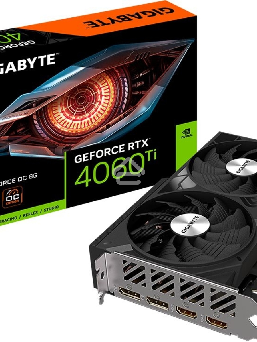 Видеокарта Gigabyte GV-N406TWF2OC-8GD RTX4060TI 8GB PCIE16 128bit/GDDR6/HDMIx2/DPx2/RTL