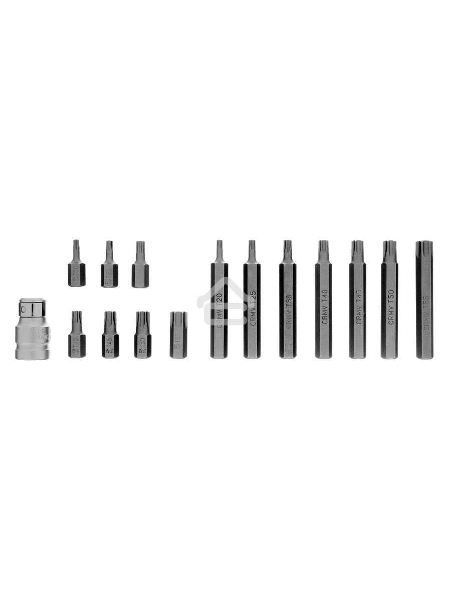 Набор бит TORX, хвостовик-шестигранник, 10 мм, CrV, 15 предм. Stels