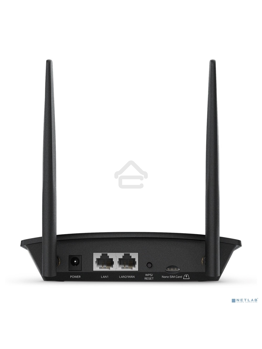 Роутер беспроводной TP-Link TL-MR100 N300 10/100BASE-TX/4G(3G) cat.4 черный
