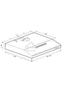 Вытяжка Krona JESSICA slim 500 inox push button  кухонная