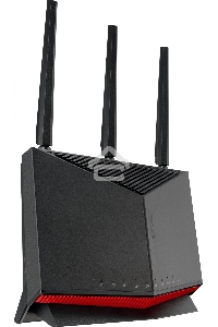 Маршрутизатор ASUS RT-BE86U, черный/красный, 90IG08W0-MO9A0V
