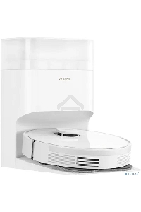 Робот-пылесос DreameBot L10S Plus белый/черный, 75 Вт, 5200 мАч Li-Ion, уборка влажная/комбинированная/сухая, пылесборник контейнер 0.35 л