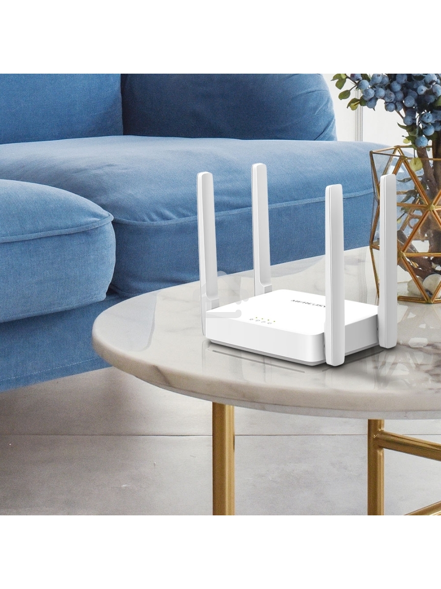 Роутер беспроводной Mercusys AC10 AC1200 10/100BASE-TX белый
