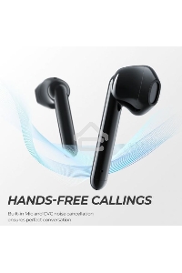 Наушники SoundPEATS TWS TrueAir QCC3020 Bluetooth 5.0  600мАч d14.2мм  IPX5  черный