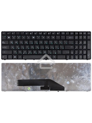 Клавиатура для ноутбука Asus K50 K60 K70 черная с рамкой