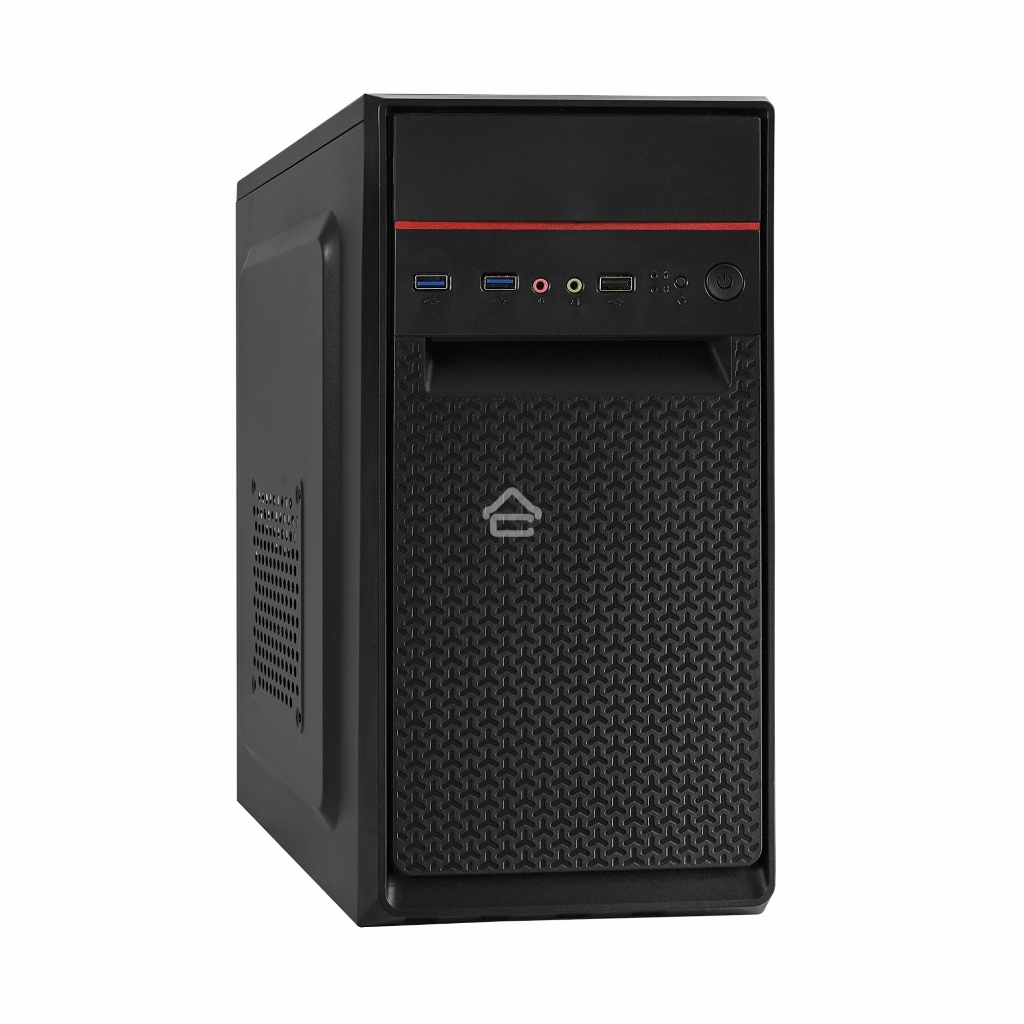 Компьютерный корпус Exegate EX283062RUS  Minitower ExeGate BAA-107U Black, mATX, <AAA400, 80mm>, 1*USB+2*USB3.0, Audio