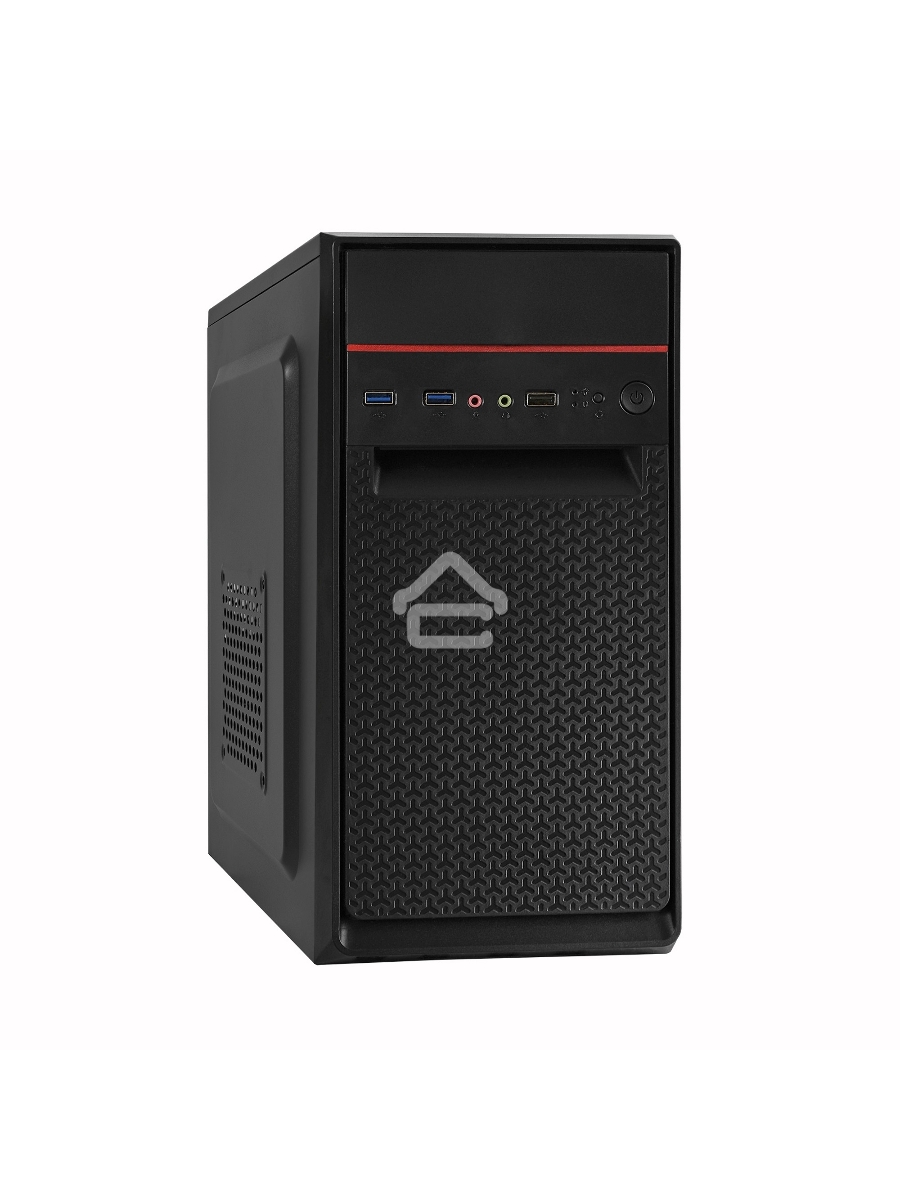 Компьютерный корпус Exegate EX283062RUS  Minitower ExeGate BAA-107U Black, mATX, <AAA400, 80mm>, 1*USB+2*USB3.0, Audio