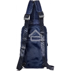 Рюкзак слинг мужской Piquadro Orion CA6625S136/BLU синий ткань/натур.кожа