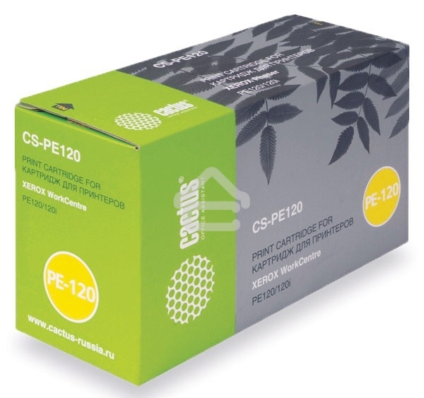 Картридж лазерный Cactus CS-PE120 (013R00606) черный (5000 стр.) для Xerox WorkCentre PE120/120i