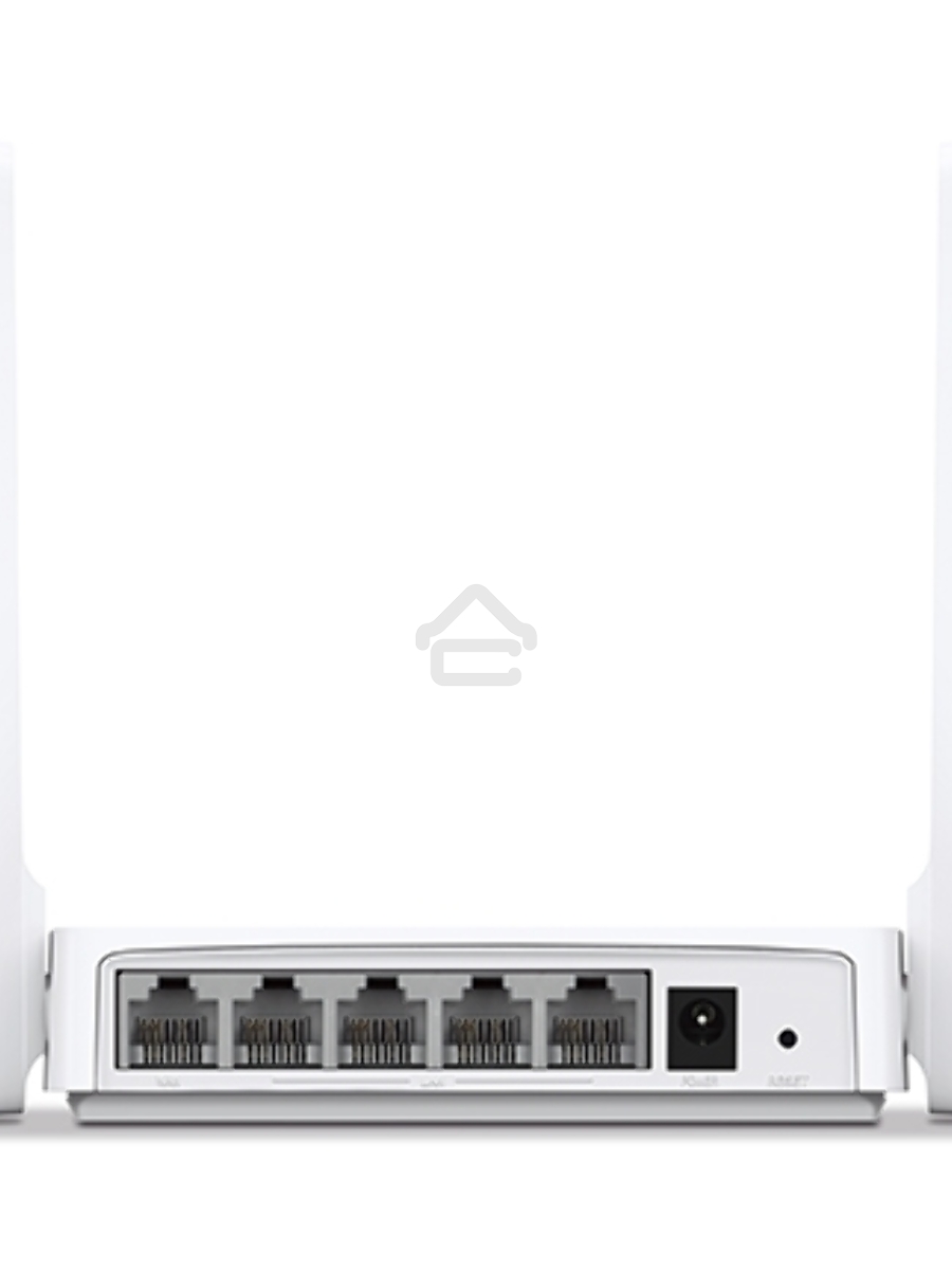Маршрутизатор Mercusys MW305R Wi-Fi роутер 300 Мбит/с 2,4 ГГц, 1 порт WAN 10/100 Мбит/с + 4 порта LAN 10/100 Мбит/с, 2 фиксированные антенны