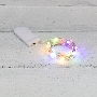 Гирлянда «Роса» с крупными каплями 2 м, 20 LED, цвет свечения мультиколор, 2хCR2032 в комплекте, тонкий батарейный блок NEON-NIGHT